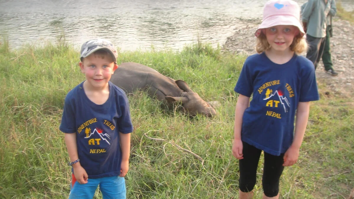 Banner third for Langtang Family Adventure with Chitwan National Park
