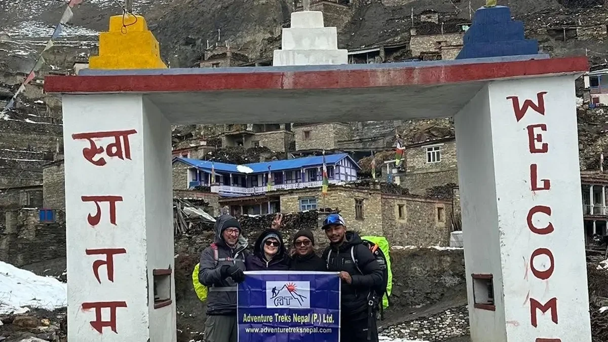 First Banner for the Nar Phu Valley Trekking