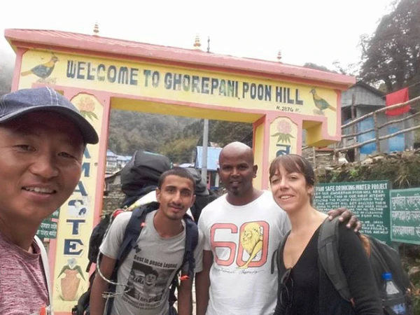 Audrey from france and ramamurthy from india