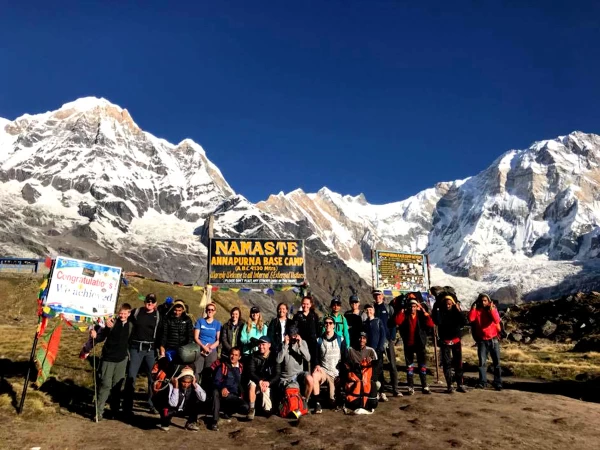 Annapurna Base Camp Student Group From Usa