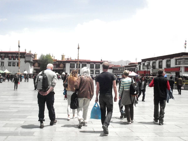 Barkhor Area Walking