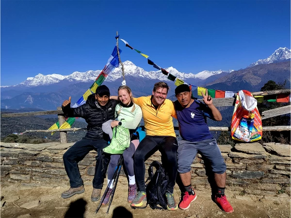 Himalaya View From Poonhill Trekking