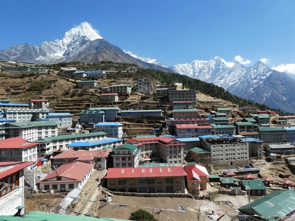 Namche Bazar On The Way To Everest Panorama Trek