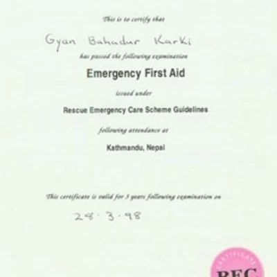Emersency First Aid