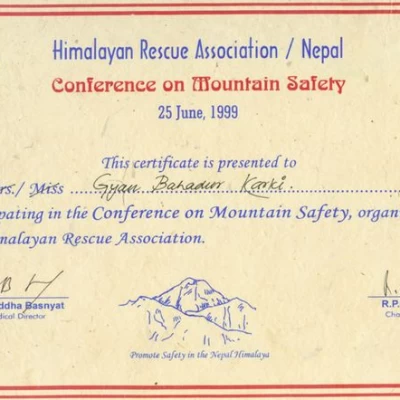 Mountain Safety Confrence